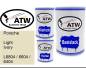 Preview: Porsche, Light Ivory, L6804 / 6604 / 6404: 500ml Lackdose + 500ml Klarlack + 250ml Härter - Set, von ATW Autoteile West.